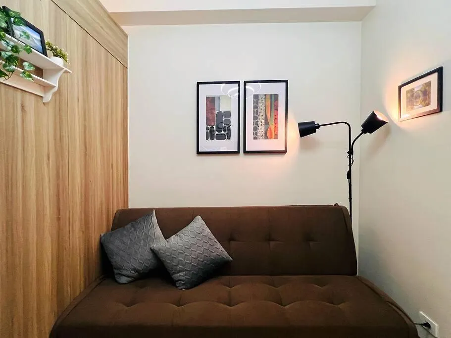 Apartment 1Br Unit Condotel W Balcony Fame Residences -Fm28 Manila Philippines